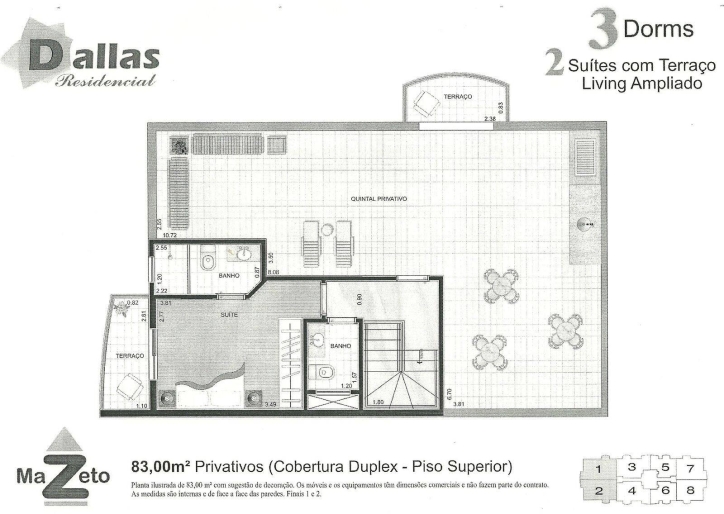 Cobertura para alugar com 3 quartos, 83m² - Foto 30