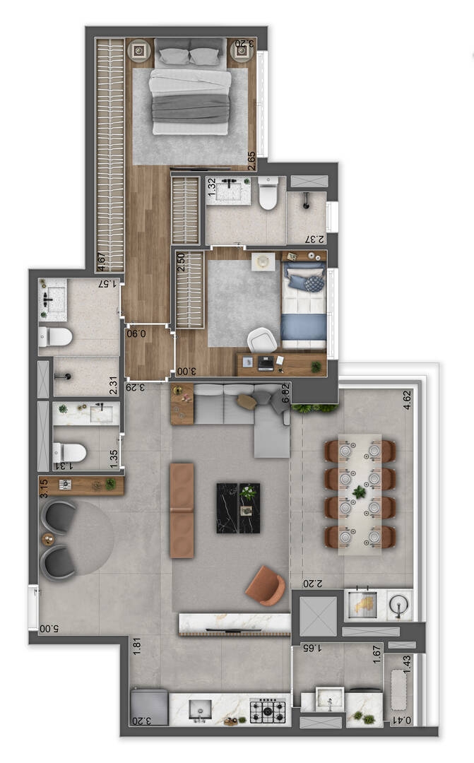 Apartamento à venda com 3 quartos, 84m² - Foto 37