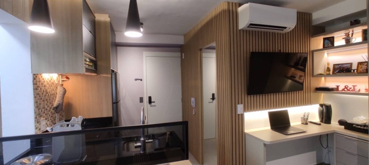 Apartamento à venda com 1 quarto, 27m² - Foto 6