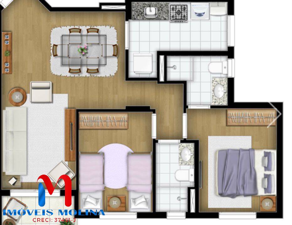 Apartamento à venda com 2 quartos, 62m² - Foto 22